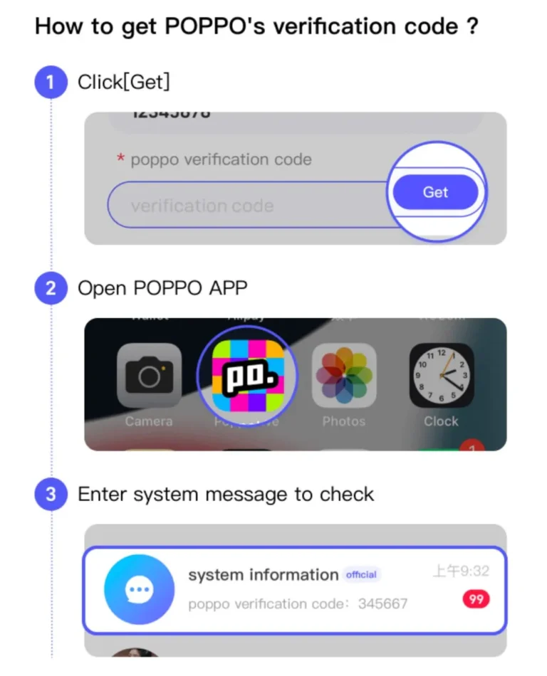 Poppo Agency registration process